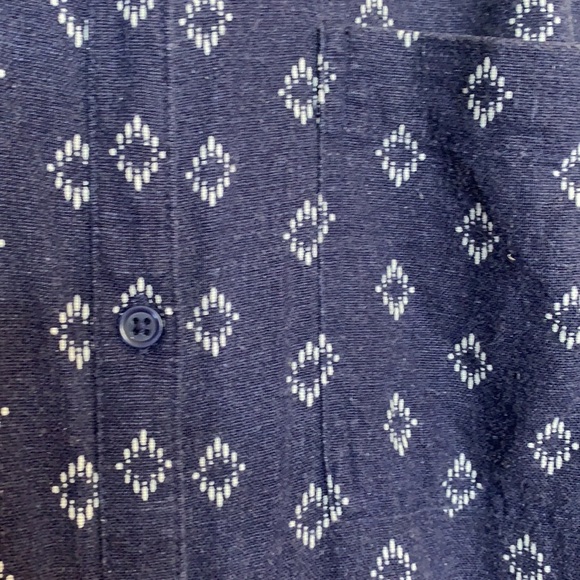 Old Navy Button Down Shirt Dress Full Shirttail Hem Women’s Large B2309 - Picture 8 of 9